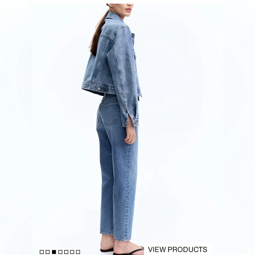 H&M high wasted denim mom Jeans size 6